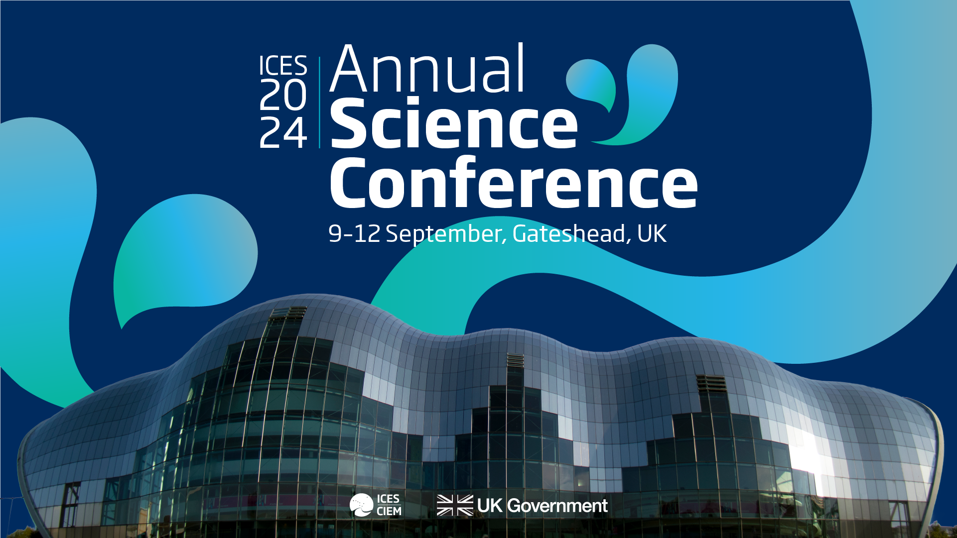 ICES Annual science conference cover photo with the glasshouse
