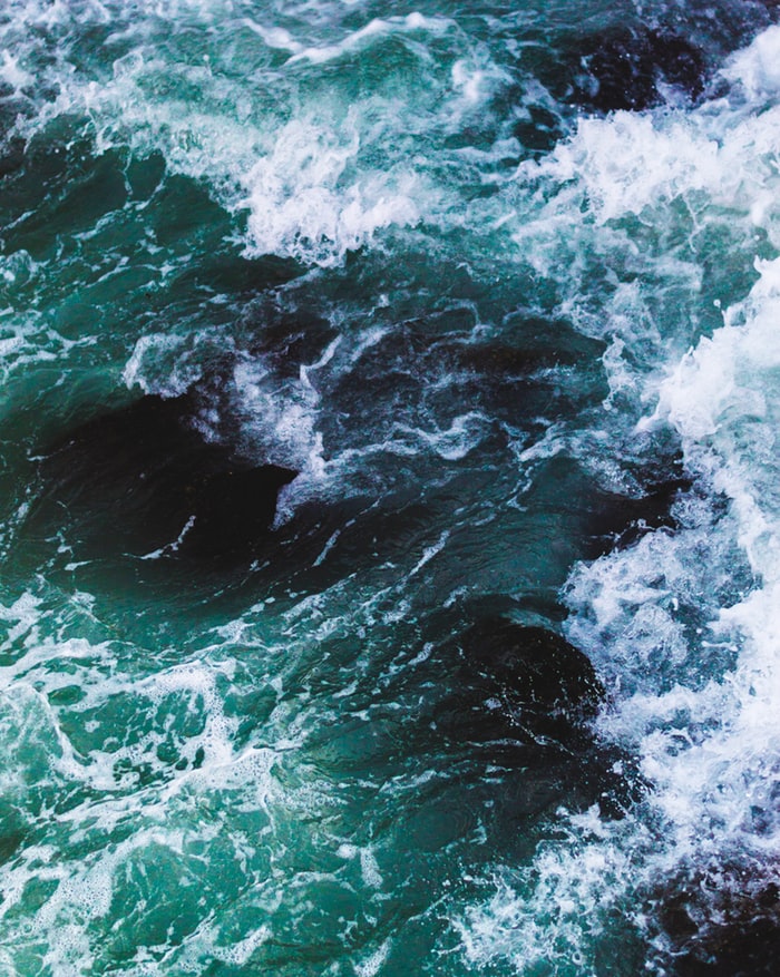 surface of the sea