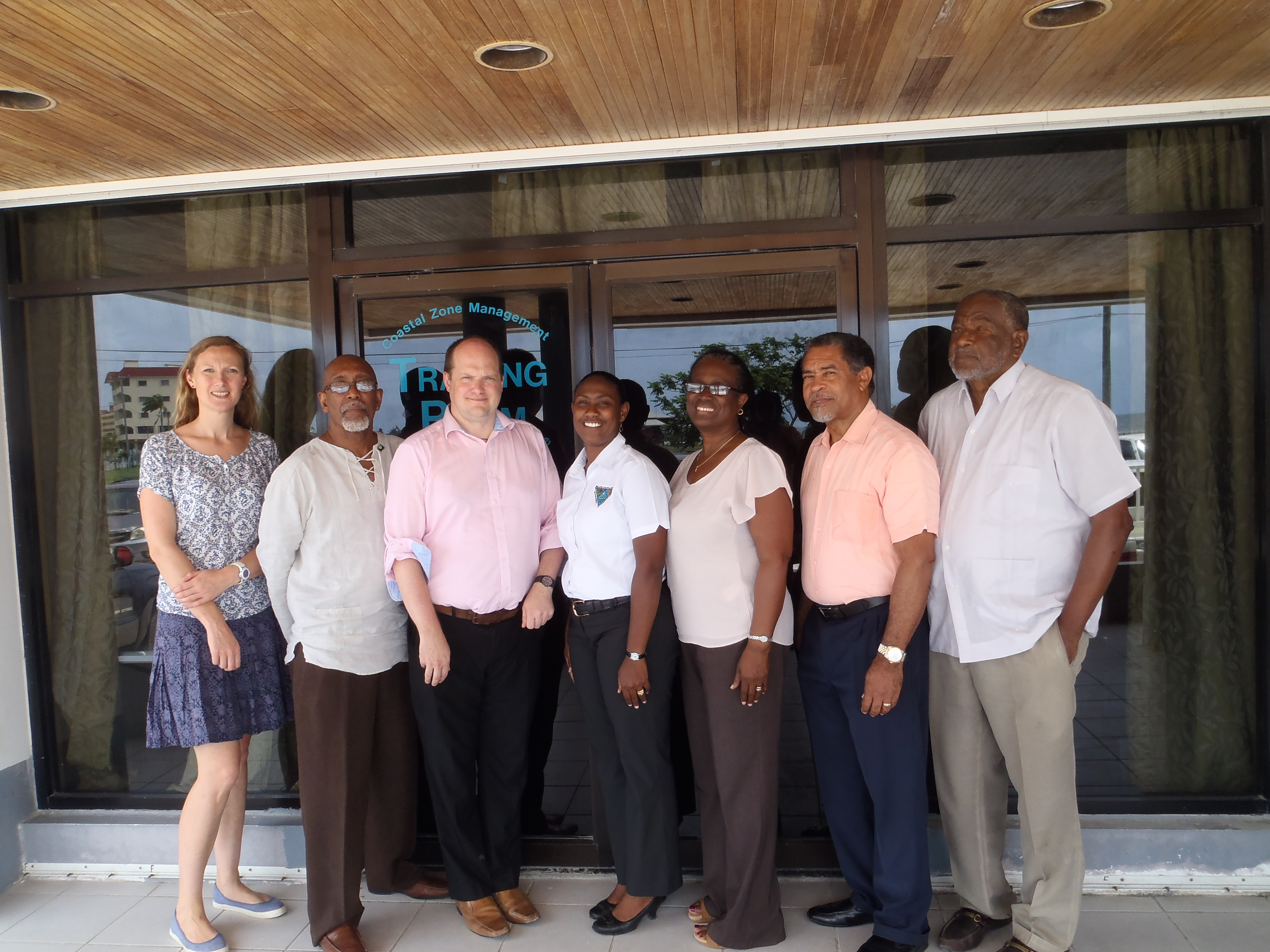 Cefas colleagues and Caribbean partners